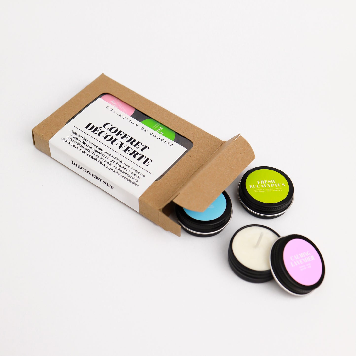 COFFRET DÉCOUVERTE | 6 échantillons de bougies