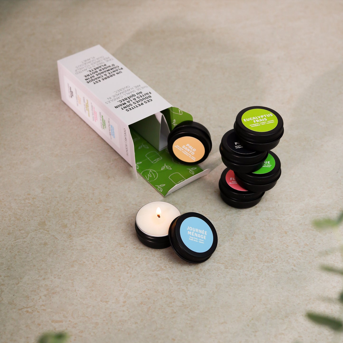 CLASSIQUE - COFFRET DÉCOUVERTE | 6 échantillons de bougies