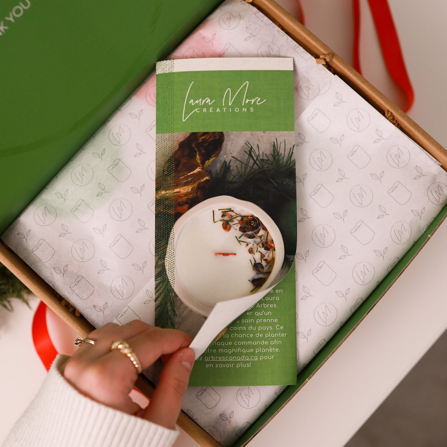 BOÎTE-CADEAU | Coffret de quatre bougies de 11 oz.