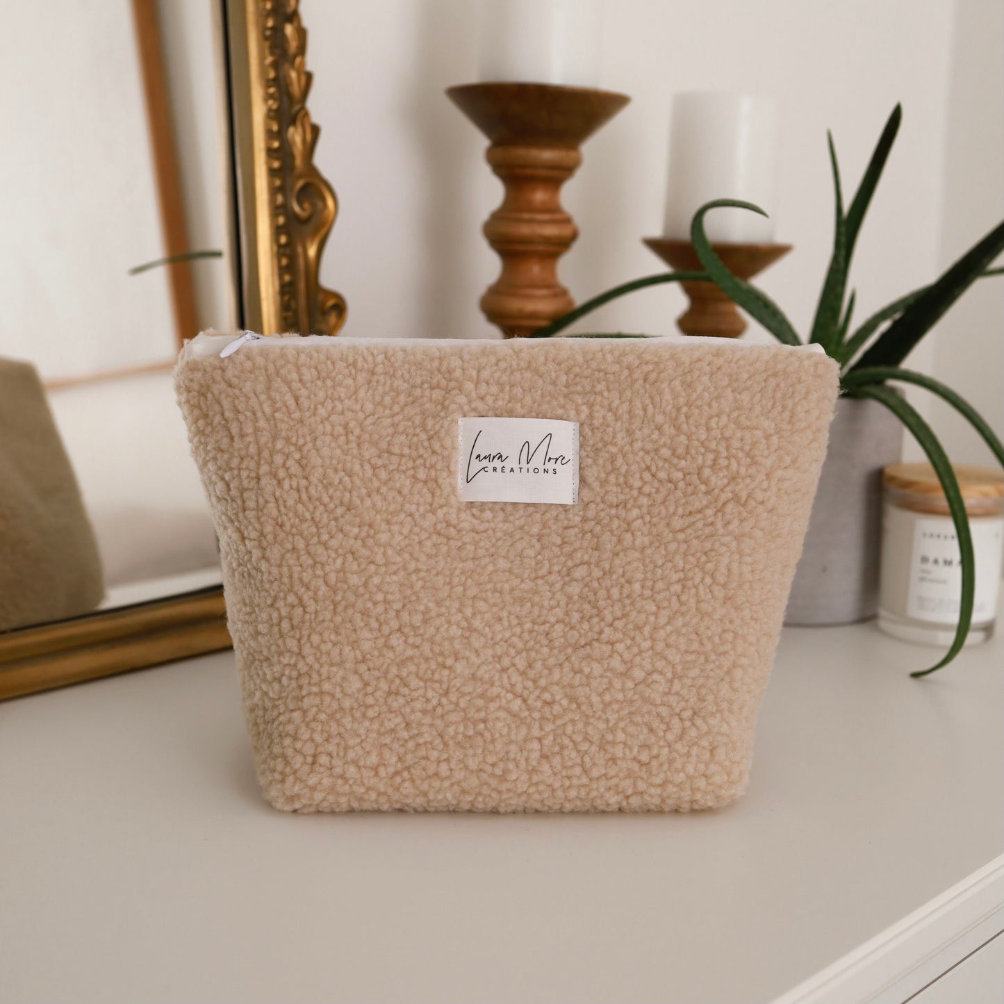 Small bouclé bag