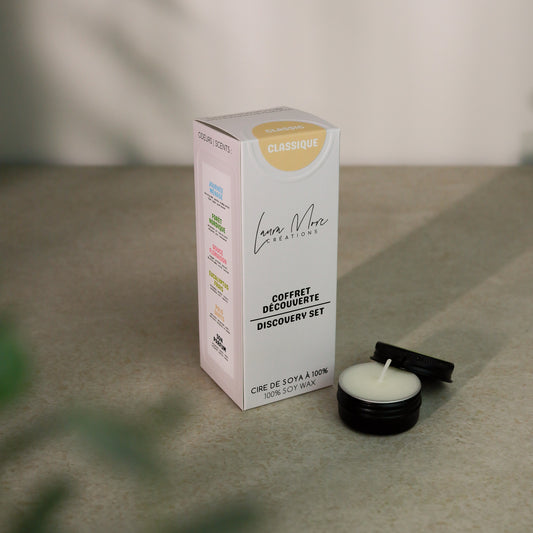 CLASSIQUE - COFFRET DÉCOUVERTE | 6 échantillons de bougies