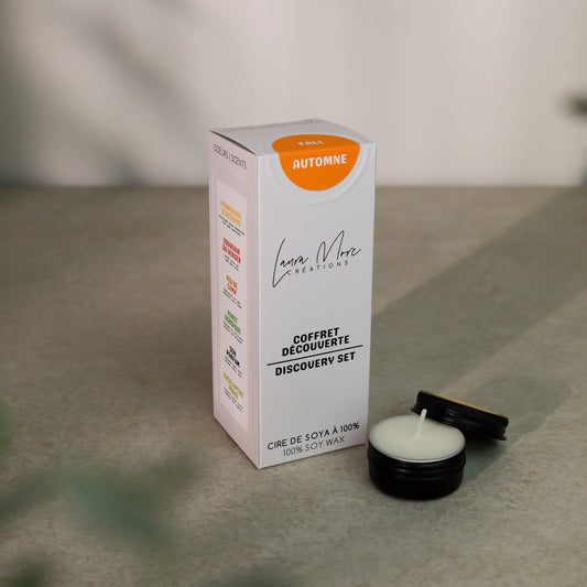 AUTOMNE - COFFRET DÉCOUVERTE | 6 échantillons de bougies