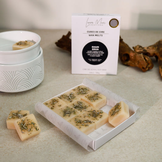 RHUM BRUN | Cubes de cire