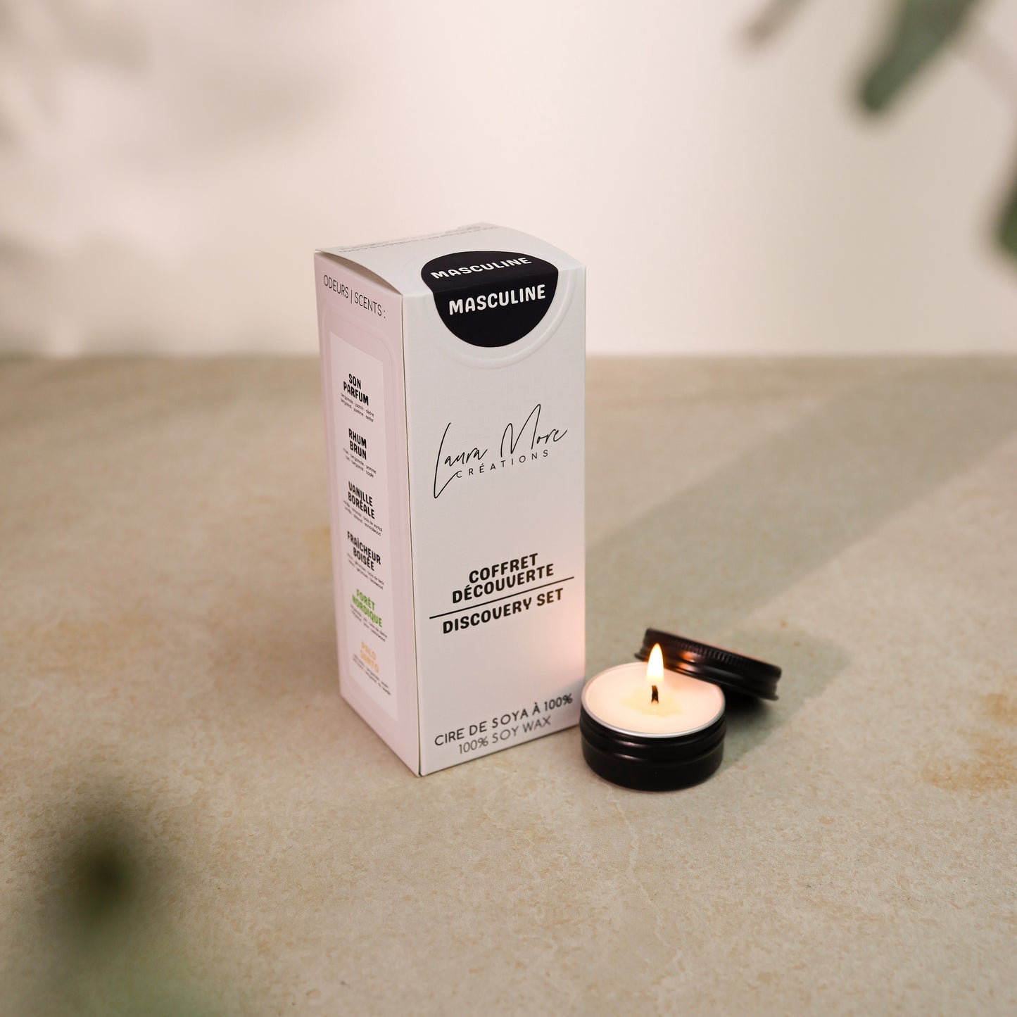 MASCULINE - COFFRET DÉCOUVERTE | 6 échantillons de bougies