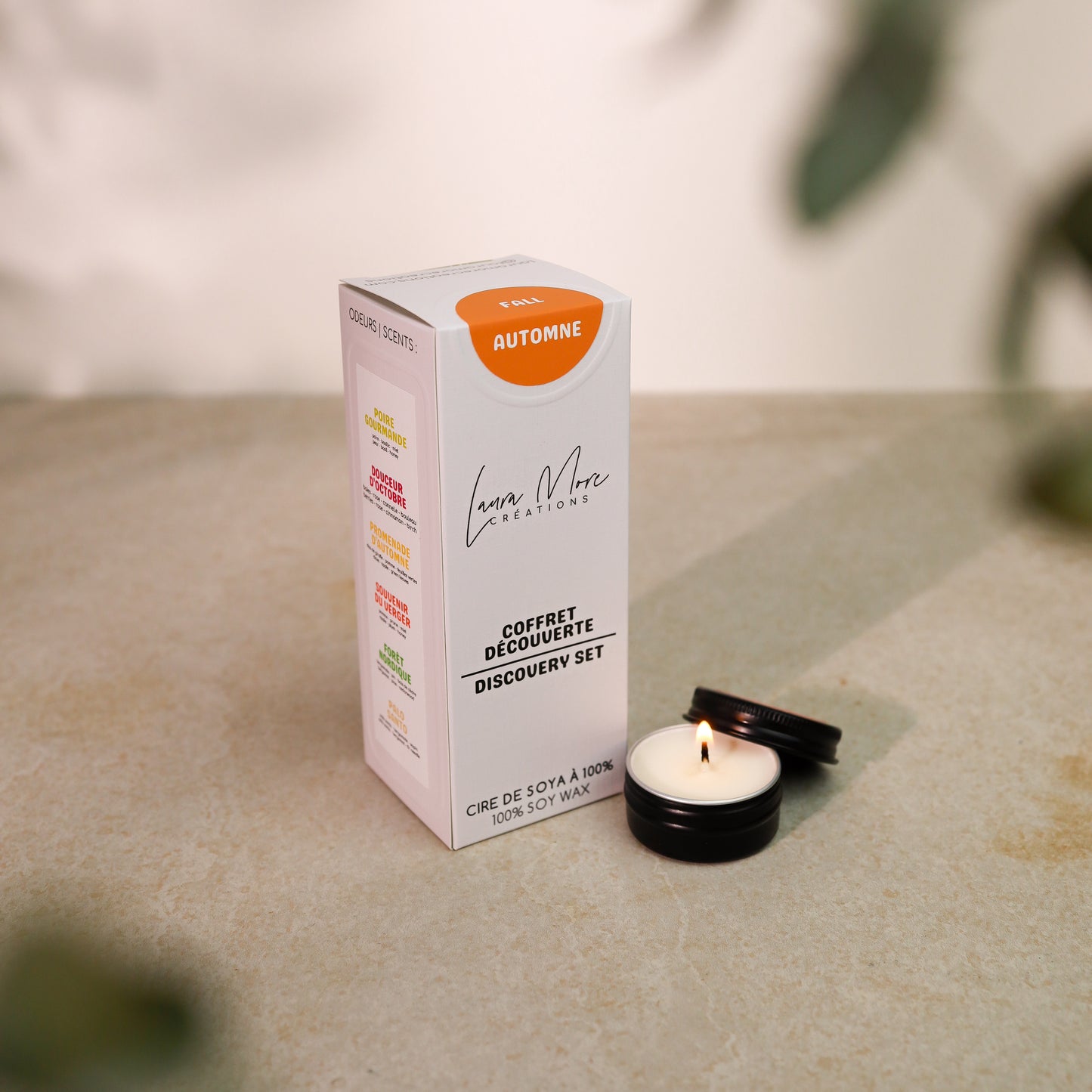 AUTOMNE - COFFRET DÉCOUVERTE | 6 échantillons de bougies
