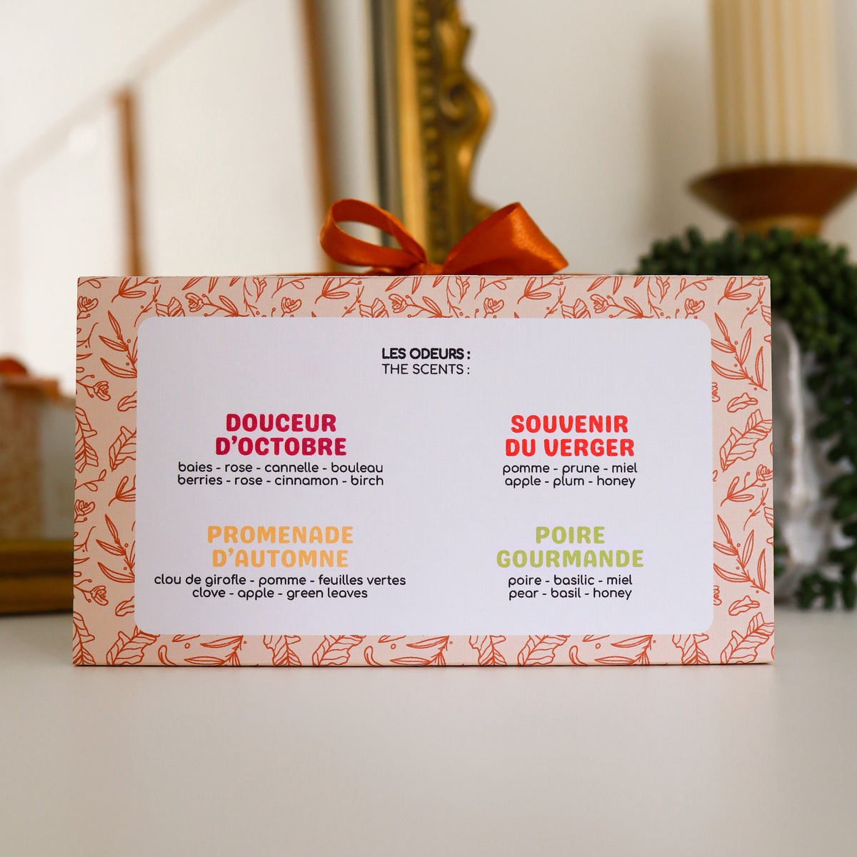 L'ENSEMBLE CHALEUREUX | Ensemble de 4 bougies de 5 oz