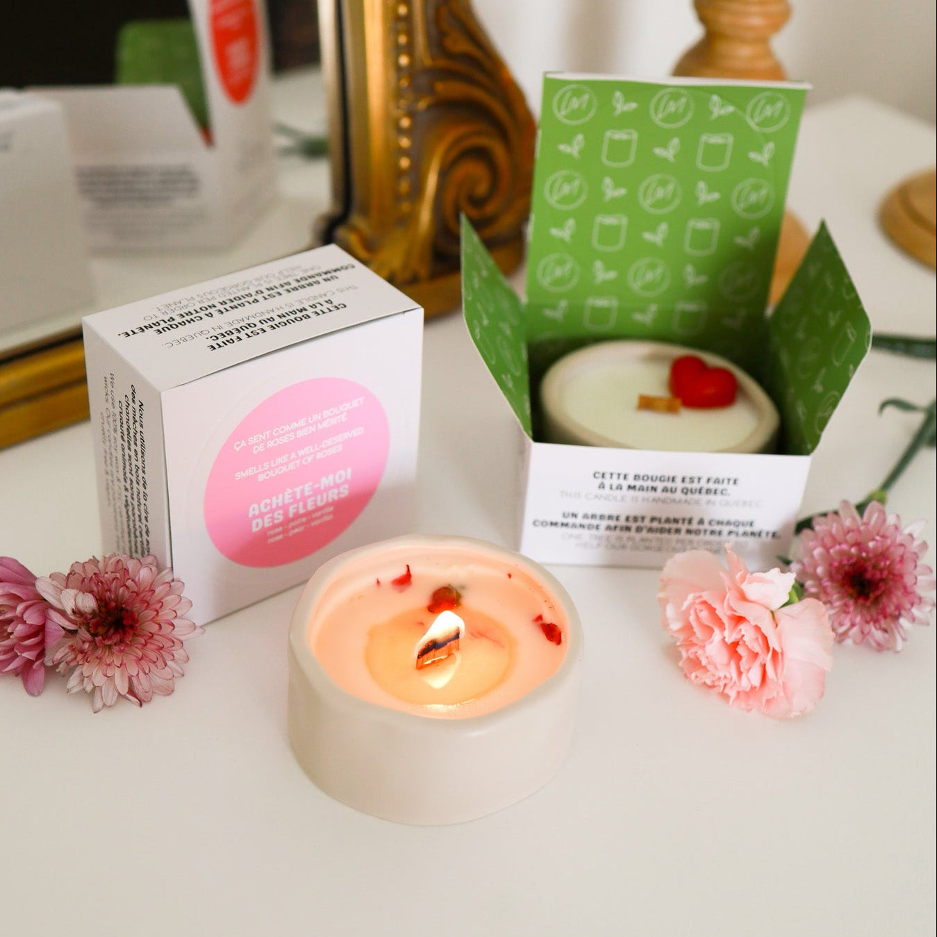 LE DUO ENFLAMMÉ | Coffret de 2 bougie de 5 oz