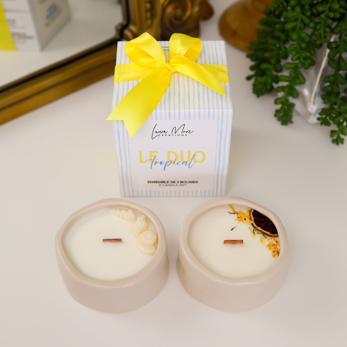 LE DUO TROPICAL | Ensemble de 2 bougie de 5 oz