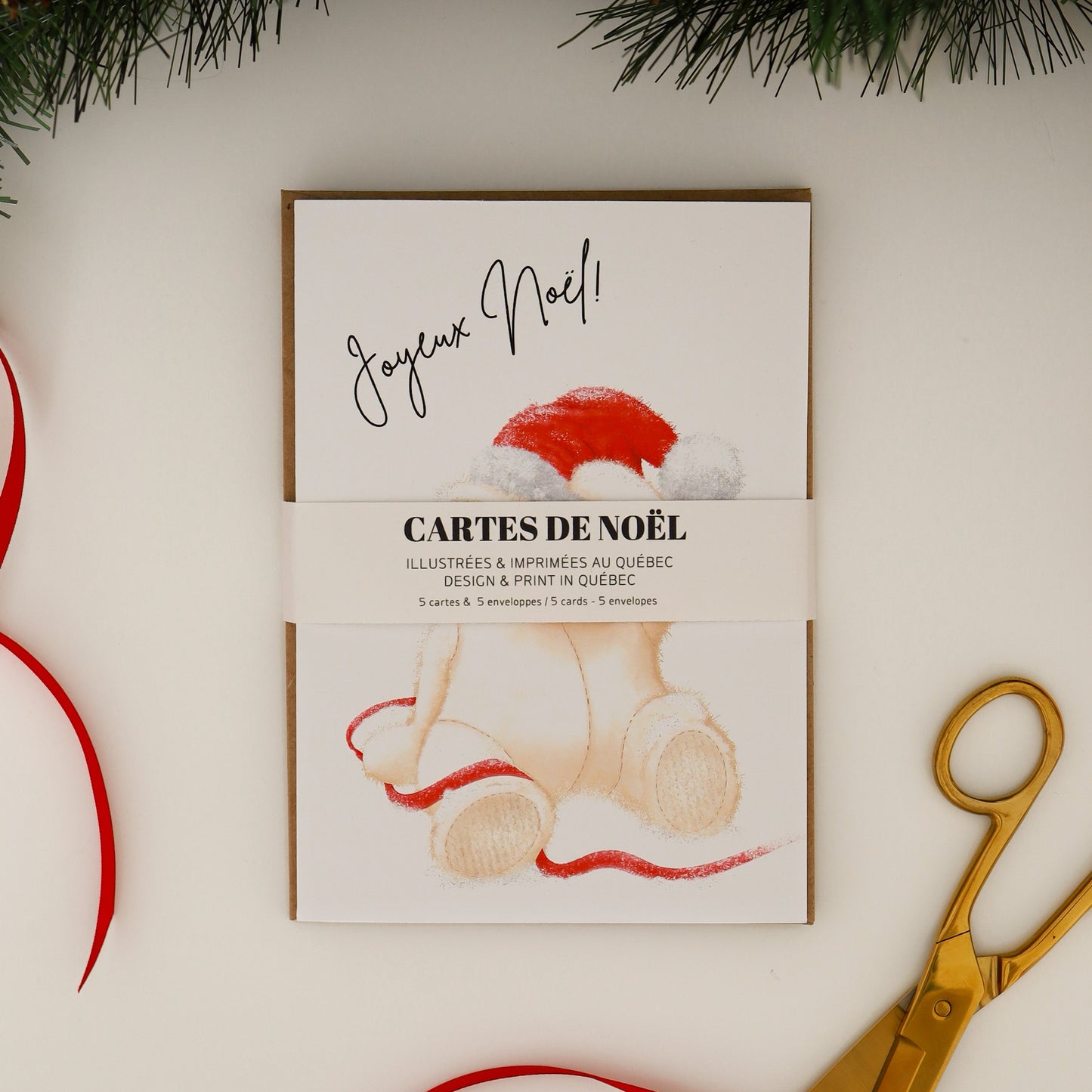 OURSON | Carte de Noël