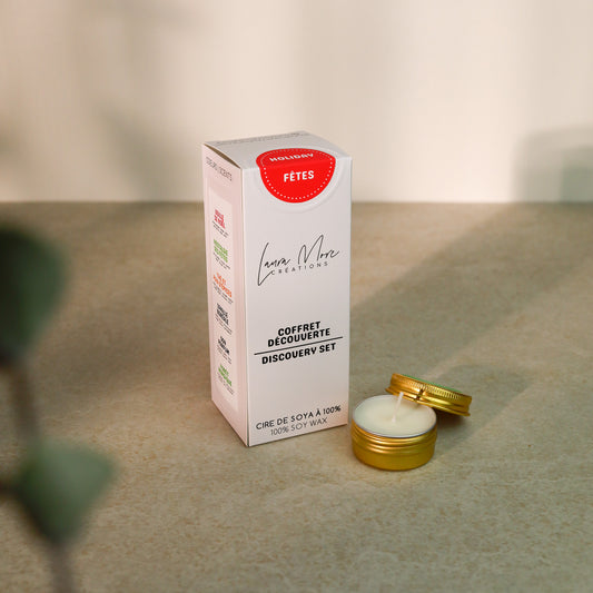 FÊTES - COFFRET DÉCOUVERTE | 6 échantillons de bougies